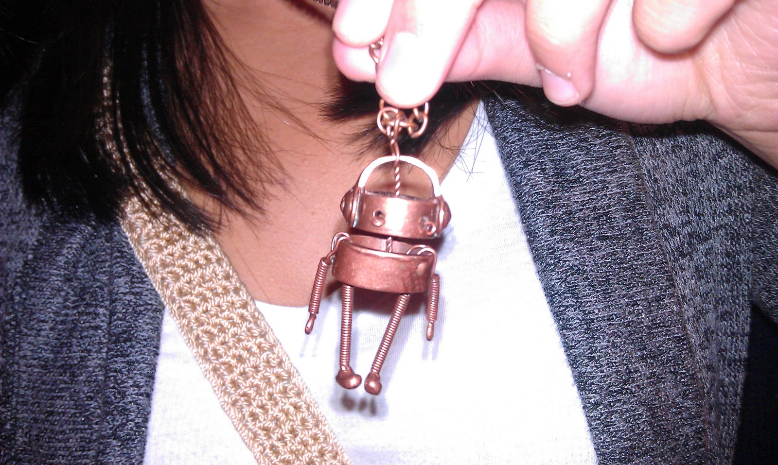 Chandler the Robot neckace