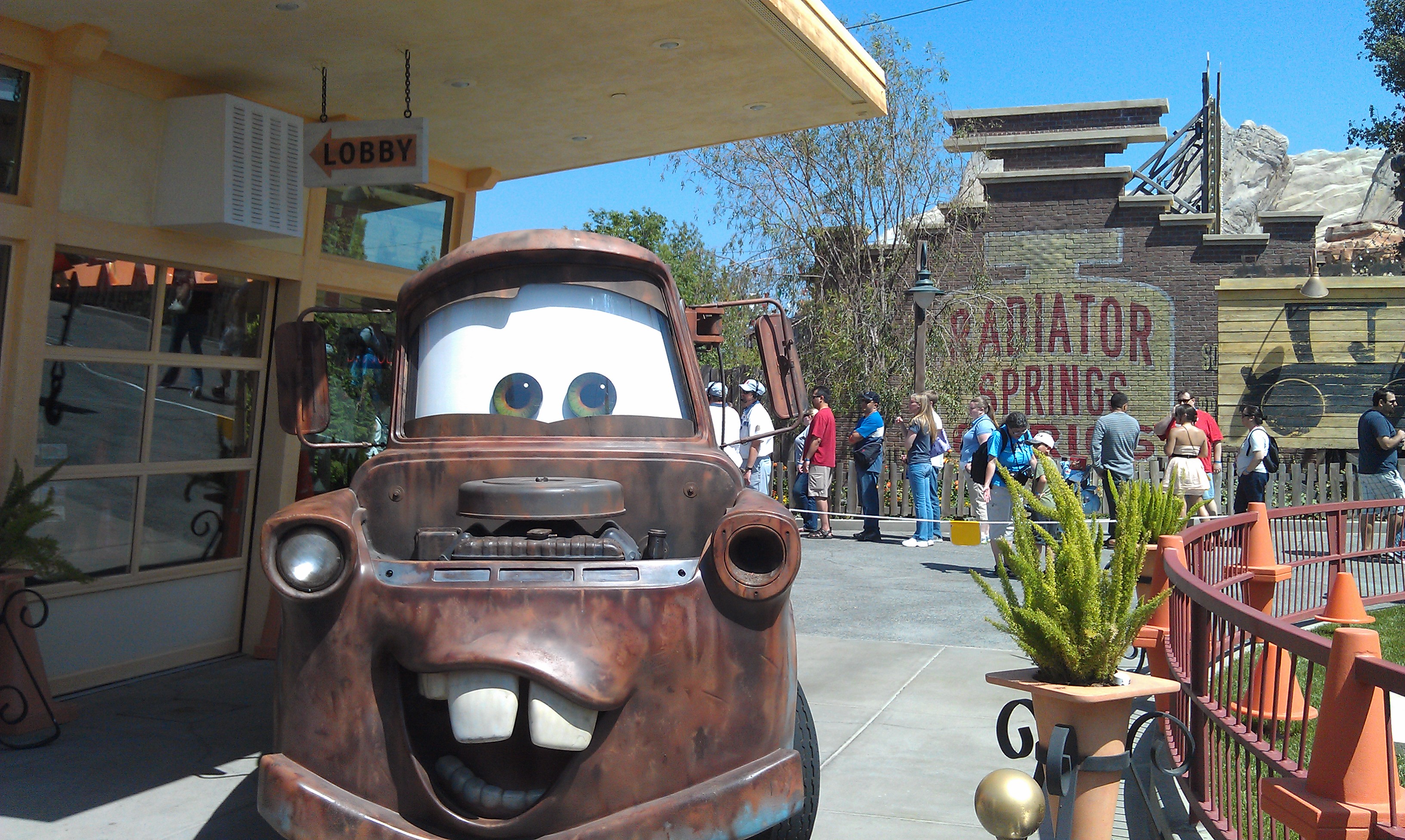 Mater in Cars Land